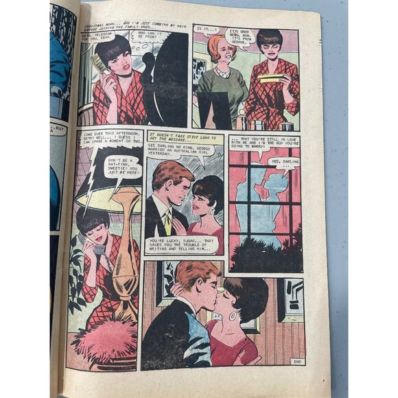 Charlton Comics I Love You #75 October 1968 Vol. 1 Romantic Bagged Boarded - Picture 4 of 7